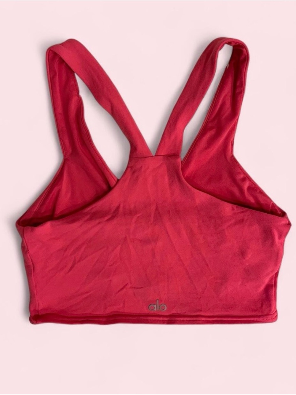 Alo Yoga pink sports bra size S